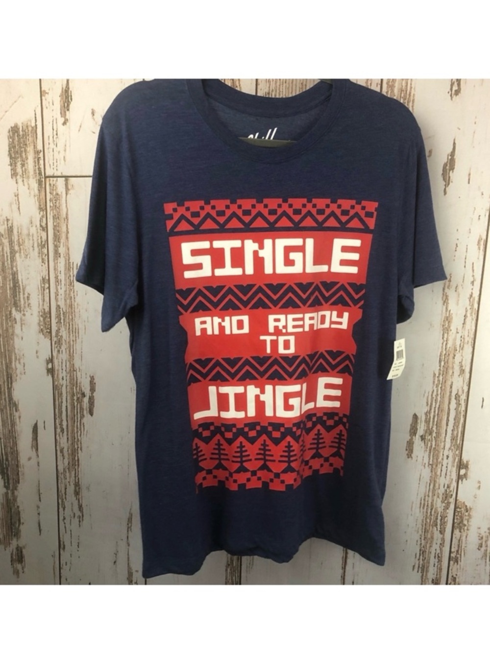 NWT, Chill, Christmas Graphic T-shirt, Size Medium.